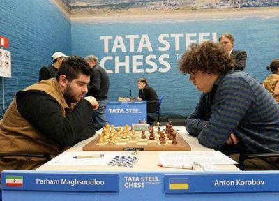سقوط سه پله ای پرهام مقصودلو در رقابت های شطرنج تاتااستیل