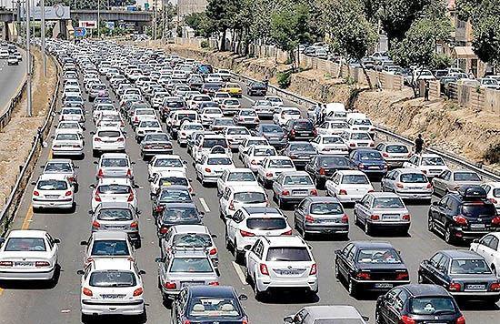 افزایش 80 درصدی ترافیک شهر کرمانشاه بعد از تعطیلات